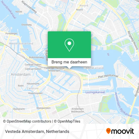 Vesteda Amsterdam kaart