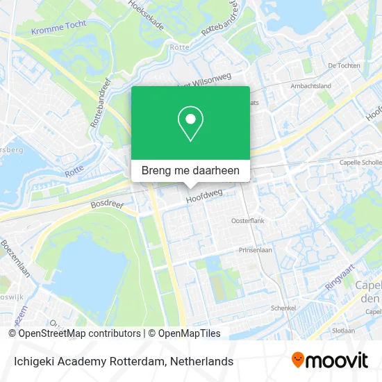 Ichigeki Academy Rotterdam kaart