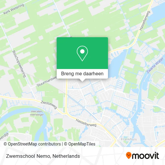 Zwemschool Nemo kaart
