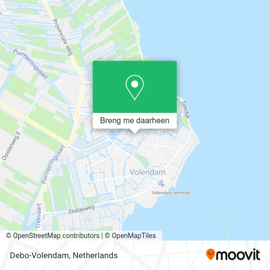 Debo-Volendam kaart