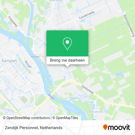 Zendijk Personnel kaart