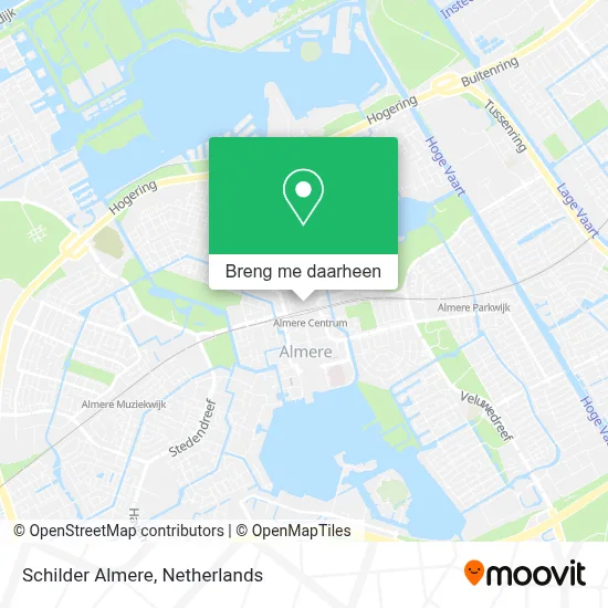 Schilder Almere kaart