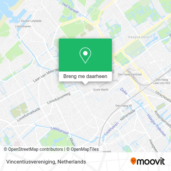 Vincentiusvereniging kaart