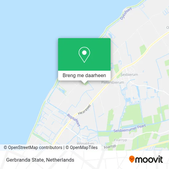 Gerbranda State kaart
