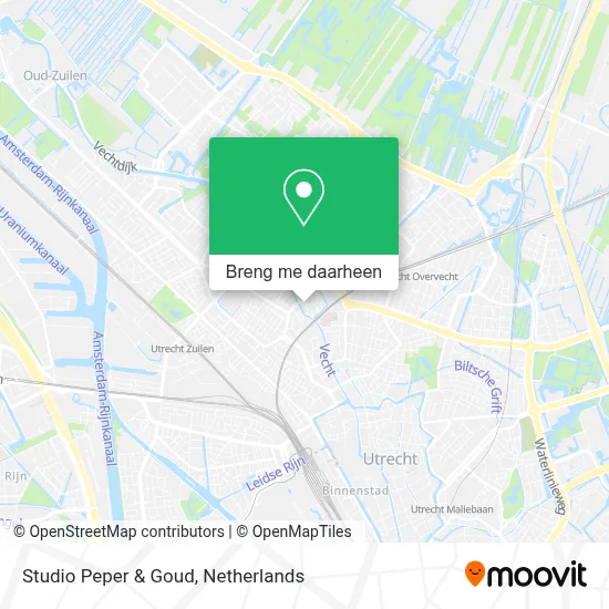Studio Peper & Goud kaart
