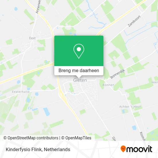 Kinderfysio Flink kaart