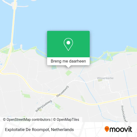 Exploitatie De Roompot kaart