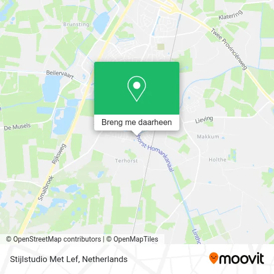 Stijlstudio Met Lef kaart