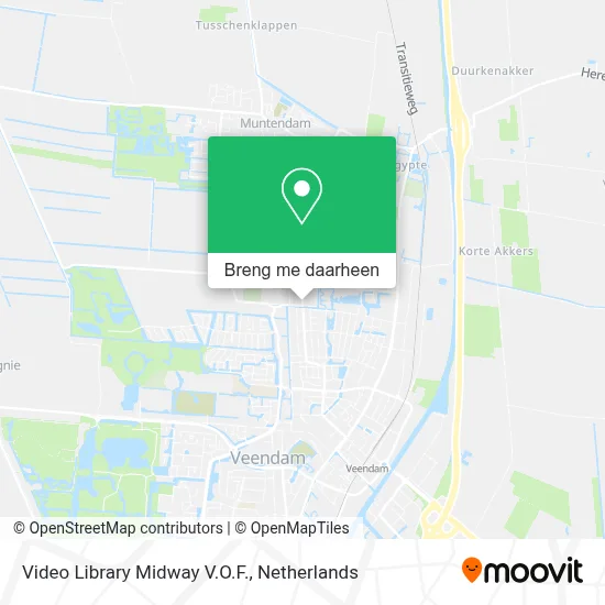Video Library Midway V.O.F. kaart