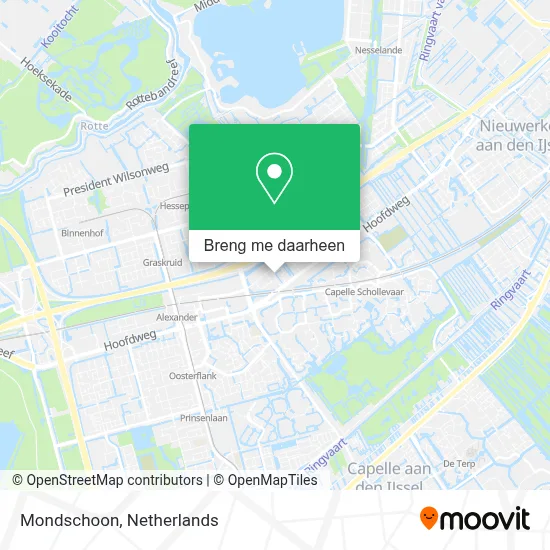 Mondschoon kaart