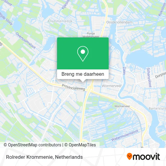 Rolreder Krommenie kaart