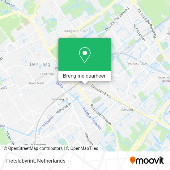 Fietslabyrint kaart