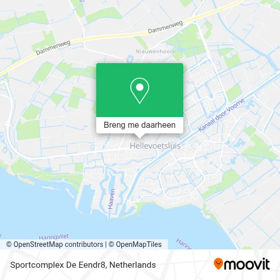 Sportcomplex De Eendr8 kaart