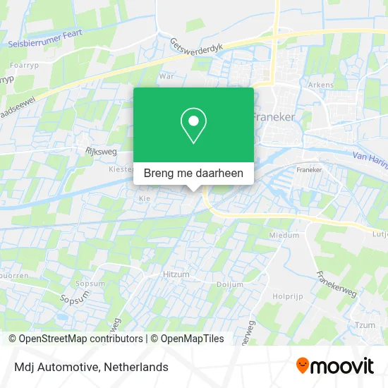 Mdj Automotive kaart