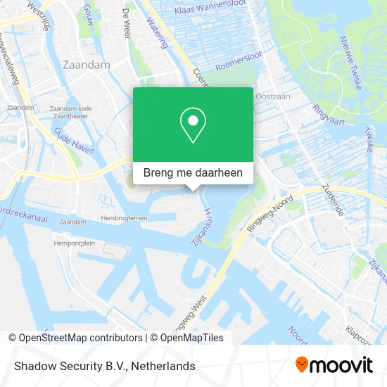 Shadow Security B.V. kaart