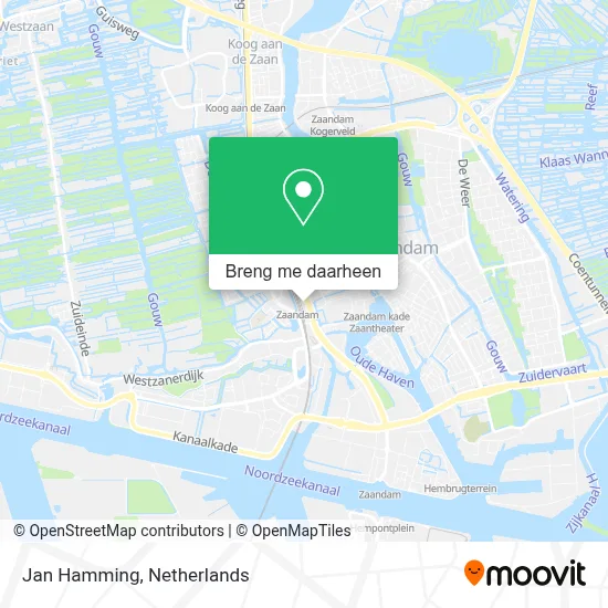 Jan Hamming kaart