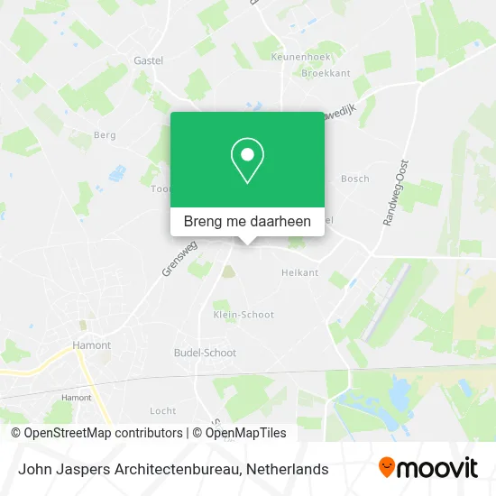 John Jaspers Architectenbureau kaart