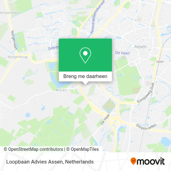 Loopbaan Advies Assen kaart