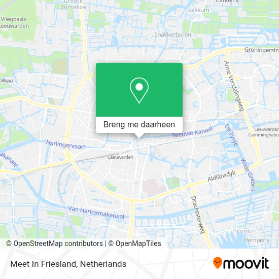 Meet In Friesland kaart