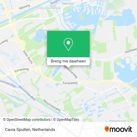 Cavia Spullen kaart