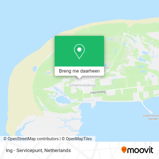 Ing - Servicepunt kaart
