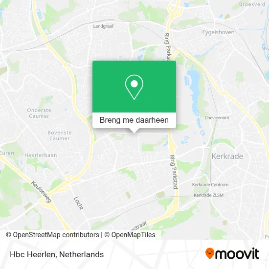 Hbc Heerlen kaart