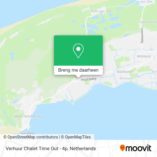 Verhuur Chalet Time Out - 4p kaart