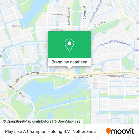 Play Like A Champion Holding B.V. kaart