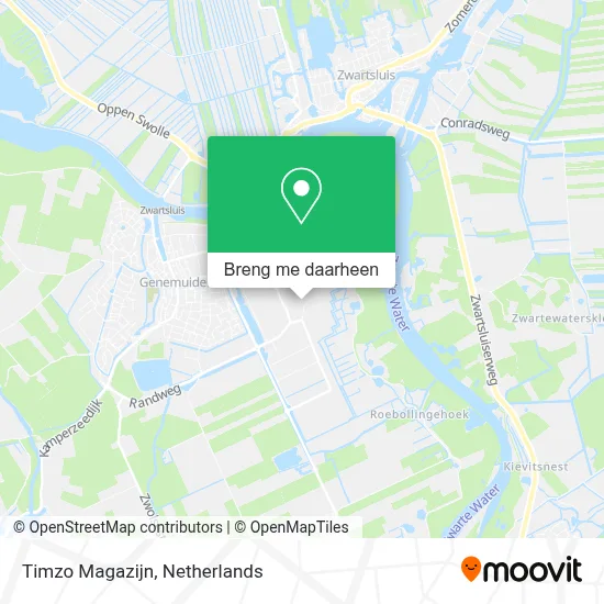Timzo Magazijn kaart