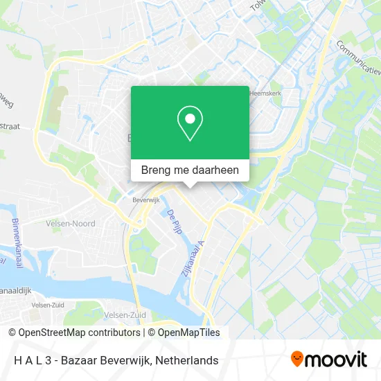 H A L 3 - Bazaar Beverwijk kaart