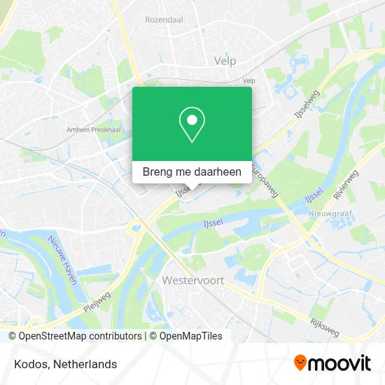 Kodos kaart