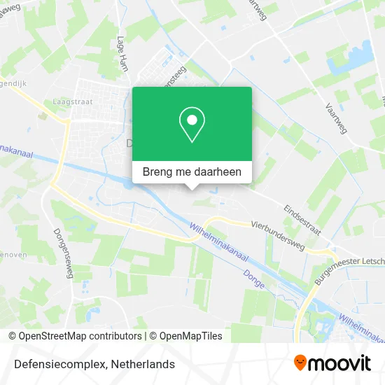 Defensiecomplex kaart