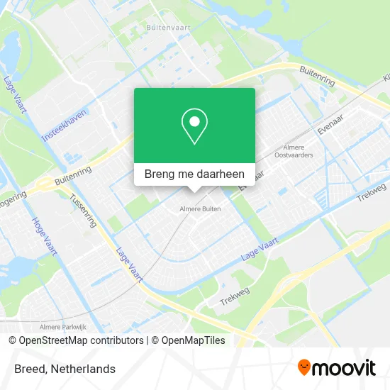 Breed kaart