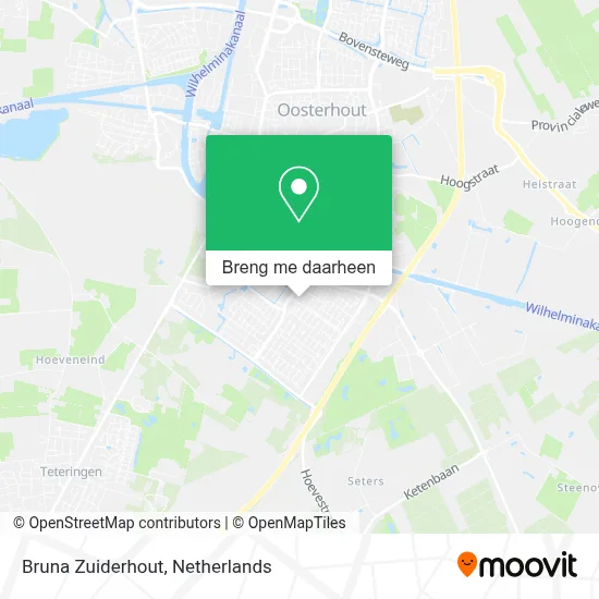 Bruna Zuiderhout kaart