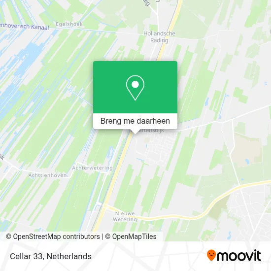 Cellar 33 kaart