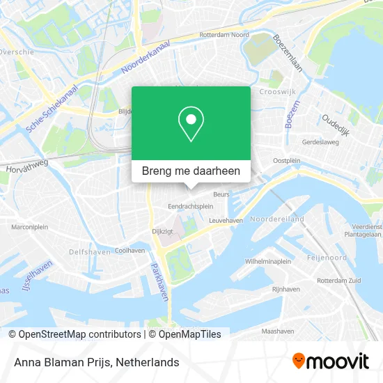 Anna Blaman Prijs kaart