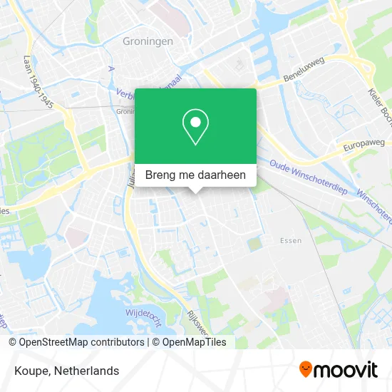 Koupe kaart