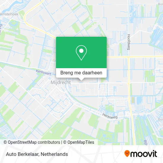 Auto Berkelaar kaart