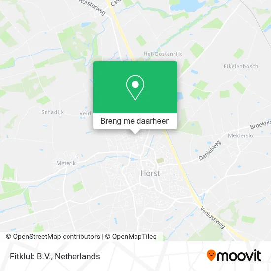 Fitklub B.V. kaart