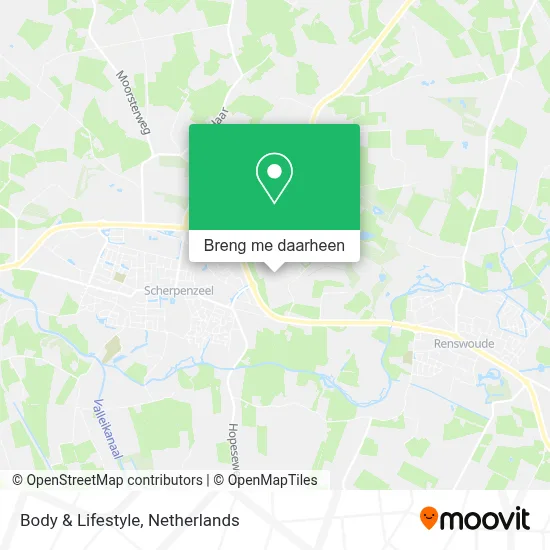 Body & Lifestyle kaart