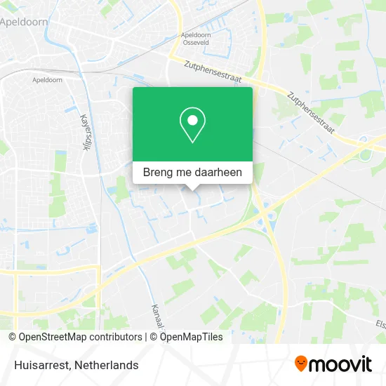 Huisarrest kaart