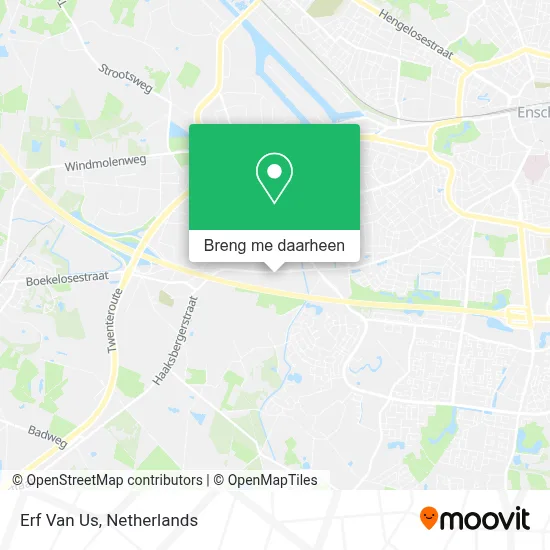 Erf Van Us kaart