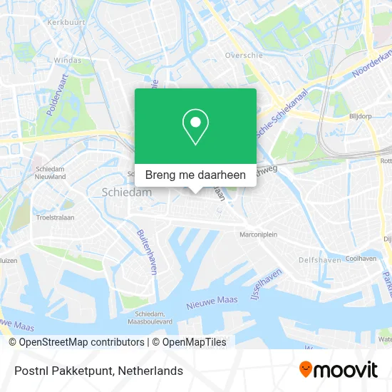 Postnl Pakketpunt kaart