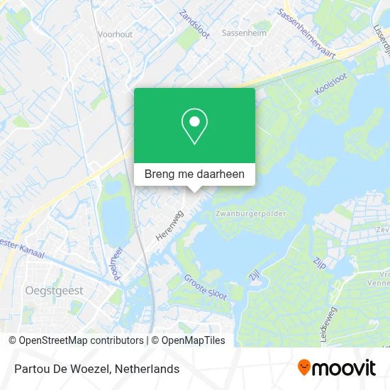 Partou De Woezel kaart