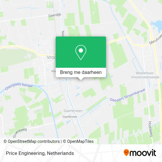 Price Engineering kaart