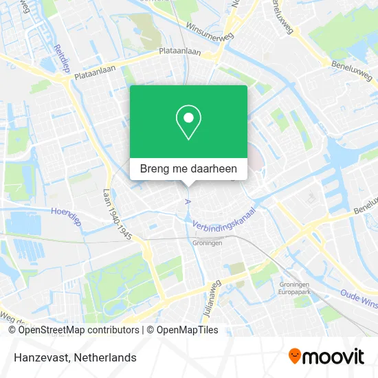 Hanzevast kaart