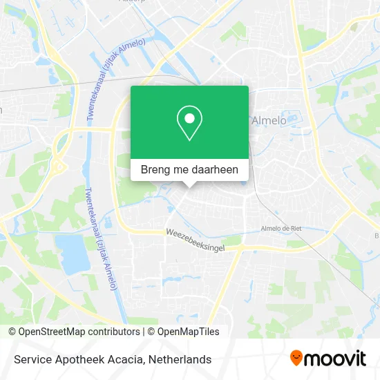 Service Apotheek Acacia kaart