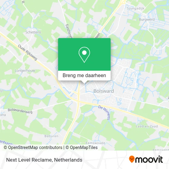 Next Level Reclame kaart