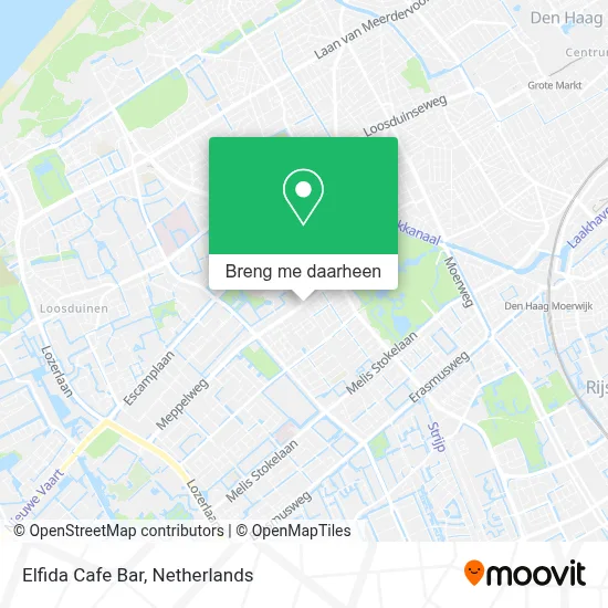 Elfida Cafe Bar kaart