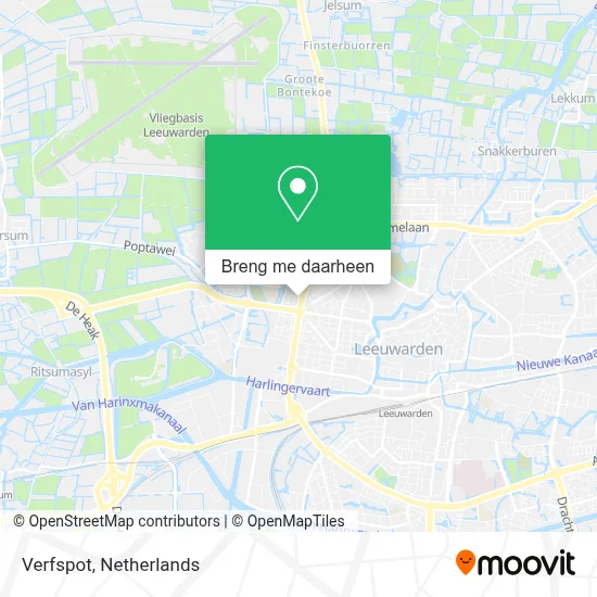 Verfspot kaart